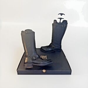 Frye Veronica Slouch Boot, Extended Calf, Black (9.5 B) Excellent Condition